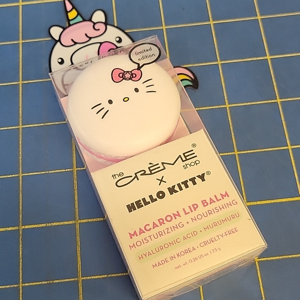 The Creme Shop Hello Kitty Limited Edition Macaron Lip Balm 7.5g Sweet Sprinkles